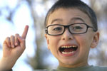 Boy thinking
